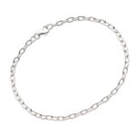 Sterling silver chain bracelet, 'For Your Birthday' - Hand Made Sterling Silver Chain Bracelet from Bali 