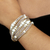 Howlite and rose quartz wrap bracelet, 'Baby Cheeks' - Handmade Howlite and Rose Quartz Beaded Wrap Bracelet