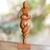 Wood statuette, 'Mother Love' - Wood Family Sculpture