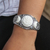 Blue topaz cuff bracelet, 'Barong Moon' - Hand Made Blue Topaz and Sterling Silver Cuff Bracelet (image 2d) thumbail