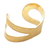 Vergoldetes Manschettenarmband - Handgefertigtes Manschettenarmband aus vergoldetem Sterlingsilber