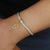Gold-accented charm bracelet, 'Tall Tree in Gold' - Hand Made Gold-Plated Sterling Silver Charm Bracelet (image 2b) thumbail