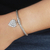 Sterling silver charm bracelet, 'Always in Silver' - Hand Made Sterling Silver Heart Charm Bracelet (image 2c) thumbail