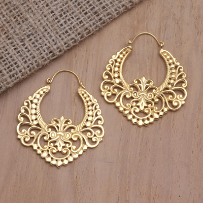 Ancient Power Hoops | Ethical Gold Earrings by FUTURA