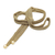 Wickelhalskette mit Goldakzent, „Wrapped in Luxury“ - Handgefertigte Wickelhalskette aus vergoldetem Messing und Mesh