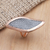 Rose gold-plated cocktail ring, 'Rosy Leaves' - Rose Gold-Plated Brass and Mesh Cocktail Ring (image 2) thumbail