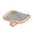 Rose gold-plated cocktail ring, 'Rosy Leaves' - Rose Gold-Plated Brass and Mesh Cocktail Ring (image 2d) thumbail