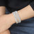 Multi-gemstone wrap bracelet, 'Grey Dove' - Quartz and Crystal Wrap Bracelet from Bali (image 2b) thumbail