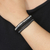 Multi-gemstone wrap bracelet, 'Grey Day' - Handmade Jasper and Onyx Wrap Bracelet (image 2b) thumbail