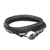 Multi-gemstone wrap bracelet, 'Grey Day' - Handmade Jasper and Onyx Wrap Bracelet (image 2c) thumbail