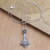 Amethyst pendant necklace, 'Angelic Amethyst' - Handmade Sterling Silver and Amethyst Pendant Necklace (image 2b) thumbail