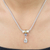 Gold-accented blue topaz pendant necklace, 'Sea Water' - Gold-Accented Sterling Silver and Blue Topaz Necklace (image 2c) thumbail