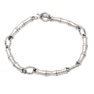 Handmade Sterling Silver Link Bracelet