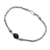 Onyx-Perlenarmband - Armband aus Sterlingsilber und Onyxperlen