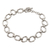 Sterling silver link bracelet, 'Bamboo Intrigue' - Artisan Crafted Sterling Silver Link Bracelet