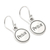 Sterling silver dangle earrings, 'Believe in Peace' - Hand Crafted Sterling Silver Dangle Earrings