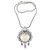 Multi-gemstone pendant necklace, 'Beautiful Moon' - Multi-Gemstone Pendant Necklace From Indonesia thumbail