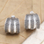 Sterling silver half-hoop earrings, 'Silver Spring' - Sterling Silver Handmade Balinese Small Half-Hoop Earrings (image 2) thumbail