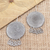 Sterling silver dangle earrings, 'Spinning Dreams' - Hand Made Sterling Silver Dangle Earrings thumbail