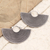 Sterling silver drop earrings, 'Groovy' - Handmade Sterling Silver Drop Earrings (image 2) thumbail