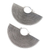Sterling silver drop earrings, 'Groovy' - Handmade Sterling Silver Drop Earrings (image 2b) thumbail
