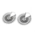 Sterling silver hoop earrings, 'Encouraging Sign' - Handmade Sterling Silver Hoop Earrings (image 2b) thumbail