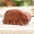 Wood puzzle box, 'Hungry Bear' - Hand Carved Suar Wood Bear Puzzle Box (image 2b) thumbail