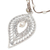 Cultured pearl pendant necklace, 'Miana Leaves' - Sterling Silver and Cultured Pearl Pendant Necklace (image 2c) thumbail
