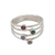 Multi-gemstone ring, 'Rainbow Stepping Stones' - Hand Crafted Amethyst and Garnet Ring thumbail