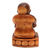 Wood sculpture, 'Say No Evil' - Hand Carved Suar Wood Buddha Sculpture (image 2d) thumbail