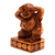 Wood sculpture, 'See No Evil' - Artisan Made Suar Wood Buddha Sculpture (image 2c) thumbail