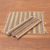 Natural fiber and cotton placemats, 'Grass Stalks' (set of 4) - Artisan Crafted Natural Fiber Placemats (Set of 4) (image 2) thumbail