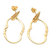 Vergoldete Ohrhänger - Vergoldete balinesische Ohrhänger