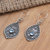 Blue topaz dangle earrings, 'Blue Birthday' - Blue Topaz and Sterling Silver Dangle Earrings