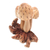 Wood sculpture, 'Living Mushrooms' - Hand Made Jempinis Wood Mushroom Sculpture (image 2c) thumbail
