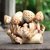 Wood sculpture, 'Mushroom Cluster' - Hand Carved Jempinis Wood Mushroom Sculpture (image 2) thumbail
