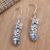Amethyst and blue topaz dangle earrings, 'Butterfly Wish' - Amethyst and Blue Topaz Butterfly Earrings (image 2c) thumbail