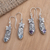 Amethyst and blue topaz dangle earrings, 'Butterfly Wish' - Amethyst and Blue Topaz Butterfly Earrings (image 2d) thumbail