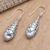 Amethyst and blue topaz dangle earrings, 'Dragonfly Wish' - Amethyst and Blue Topaz Dangle Earrings (image 2b) thumbail
