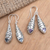 Amethyst and blue topaz dangle earrings, 'Dragonfly Wish' - Amethyst and Blue Topaz Dangle Earrings (image 2e) thumbail