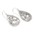 Cubic zirconia dangle earrings, 'Sweet Dragonfly' - Cubic Zirconia Dragonfly Dangle Earrings (image 2b) thumbail