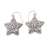Gemstone dangle earrings, 'Cypress Flowers' - Gemstone Flower-Shaped Earrings (image 2d) thumbail