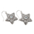 Gemstone dangle earrings, 'Cypress Flowers' - Gemstone Flower-Shaped Earrings (image 2e) thumbail