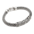 Sterling silver braided bracelet, 'Ancient Beast' - Sterling Silver Braided Naga Chain Bracelet (image 2c) thumbail