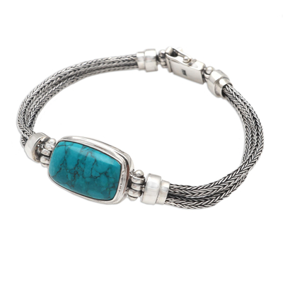 Sterling silver braided bracelet, 'Simple Magic' - Artisan Crafted Sterling Silver Braided Bracelet