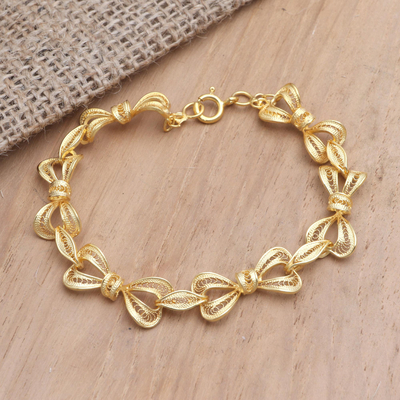 Susan Shaw Handcast Gold with Cotton Pearl Bracelet | Women's Jewelry – THE  LUCKY KNOT