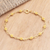 Gold-plated filigree bracelet, 'Indian Style' - Gold-Plated Sterling Silver Filigree Bracelet thumbail