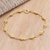Gold-plated filigree bracelet, 'Indian Style' - Gold-Plated Sterling Silver Filigree Bracelet (image 2b) thumbail
