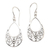 Sterling silver dangle earrings, 'Hope Floats' - Hand Crafted Sterling Silver Dangle Earrings (image 2a) thumbail