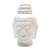 Ceramic oil warmer, 'Buddha Burner' - Artisan Crafted Buddha-Themed Ceramic Oil Warmer